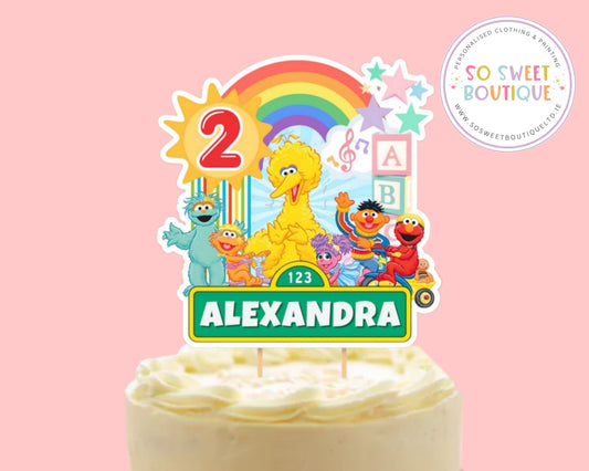 Sesame Street Personalised Birthday Cake Topper