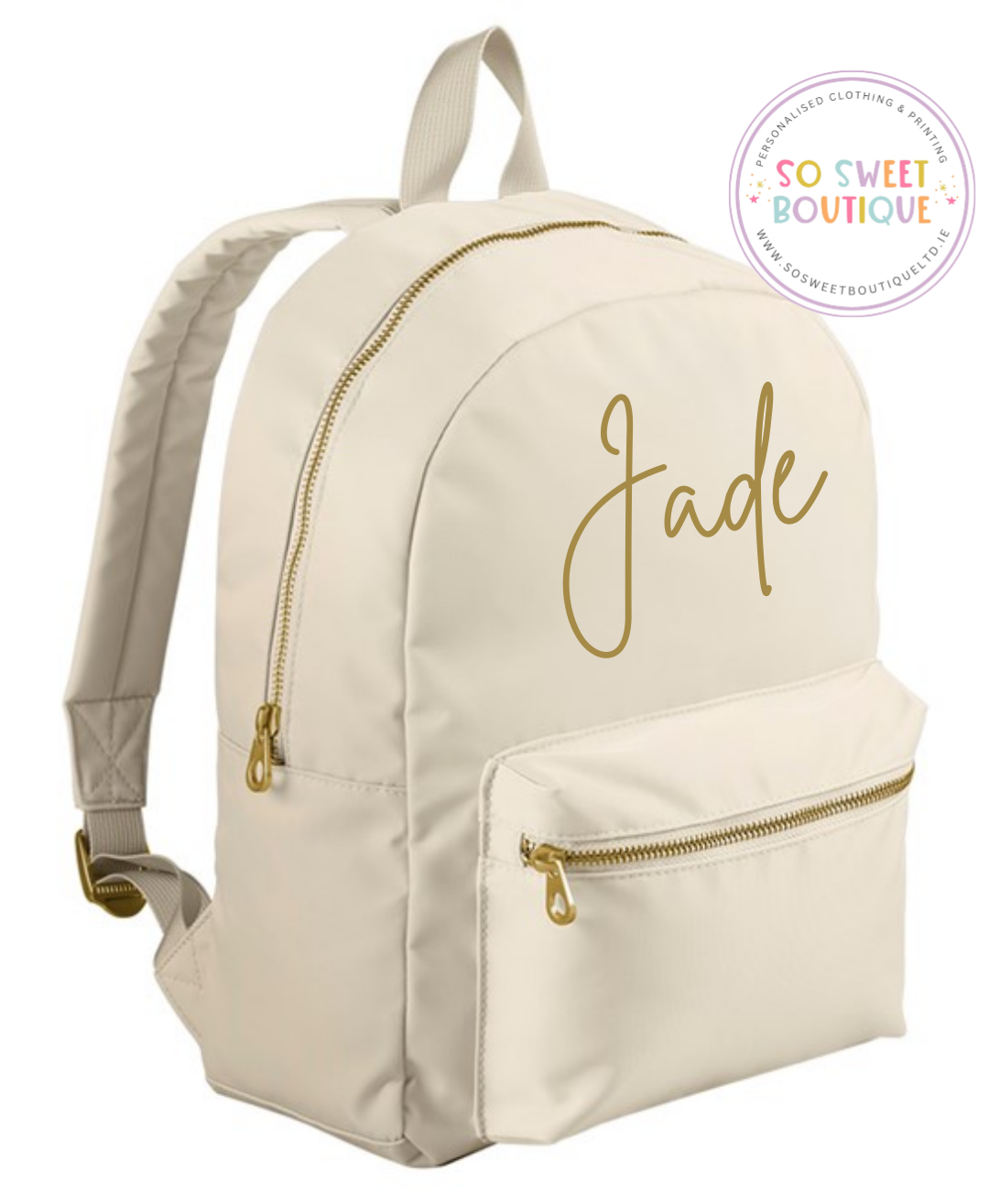 Cookies & Cream Personalised Backpack