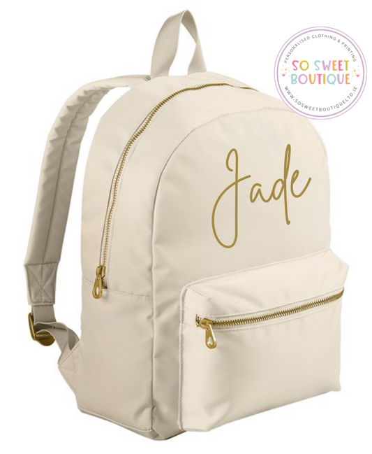Cookies & Cream Personalised Backpack