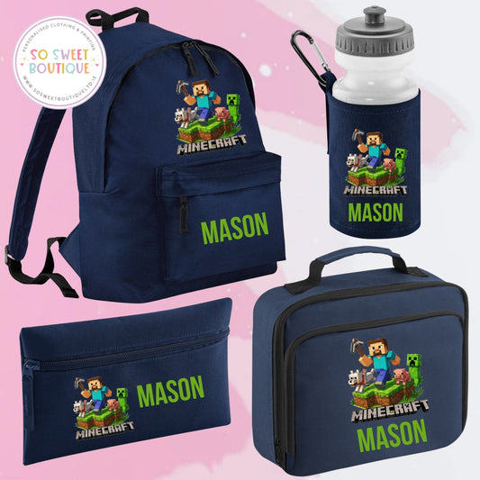 Minecraft 4 Piece Navy School Bundle