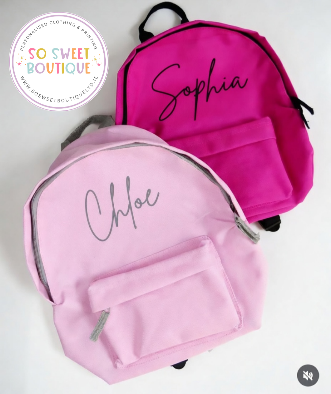 Signature Style Personalised 12 Ltr School Bag