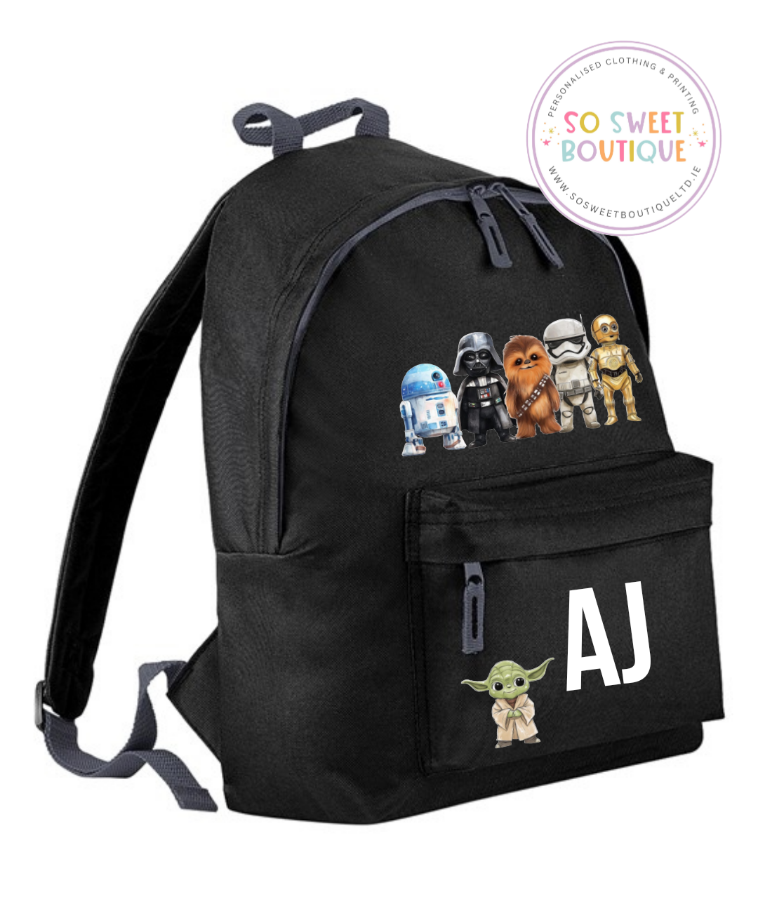 Star Wars Personalised 12 Ltr School Bag (6 Colour Options)