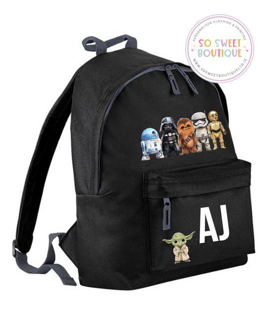 Star Wars Personalised 12 Ltr School Bag (6 Colour Options)