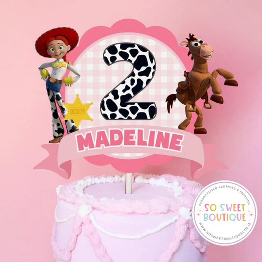Toy Story Personalised Birthday Cake Topper