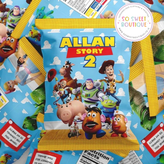 Toy Story themed Personalised Fillable Crisp|Treat Bag