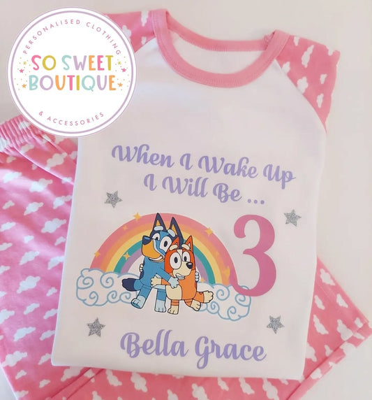 Bluey Personalised Birthday Pyjamas - SoSweetBoutiqueLtd