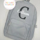 Grey Initial Style Backpack - SoSweetBoutiqueLtd