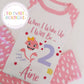 Pink Baby Shark When I Wake Up Personalised Birthday PJs