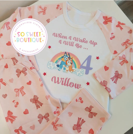 Bluey Personalised Birthday Pyjamas