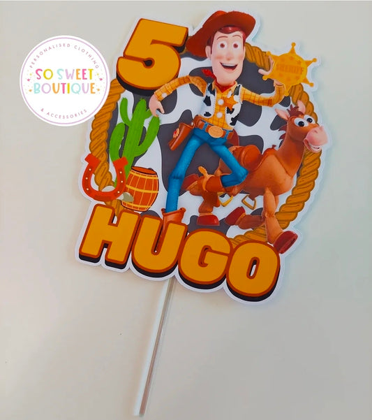 Toy Story Personalised Birthday Cake Topper