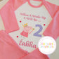 Peppa When I Wake Up Personalised Birthday Pyjamas