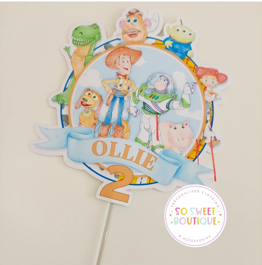 Toy Story Personalised Birthday Cake Topper