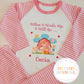 Pink Farm When I Wake Up Personalised Birthday Pyjamas