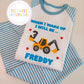 Digger When I Wake Up Personalised Birthday Pyjamas