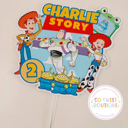 Toy Story Personalised Birthday Cake Topper