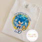 Sonic The Hedgehog themed Birthday White T-Shirt