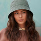 Vintage Style' Oasis Live 25 Unisex Bucket Hat - Vintage Olive