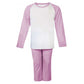 Pink long raglan sleeve pyjama set from Ms Rachel When I Wake Up Personalised Birthday Pyjamas by SoSweetBoutiqueLtd.
