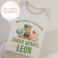 Big School Personalised Sage Green Stripe Personalised